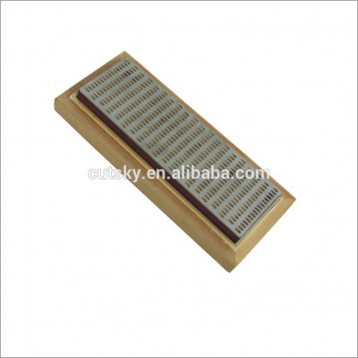 wooden base Diamond Sharpening whetStone