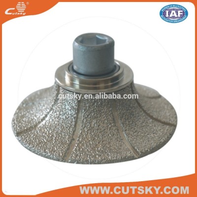 Vacuum Brazed diamond Router Bits for CNC Stone Edging