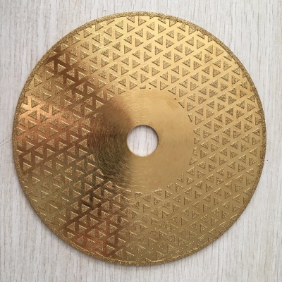 180mm Electroplated marble diamond cutting blade with M14 flange